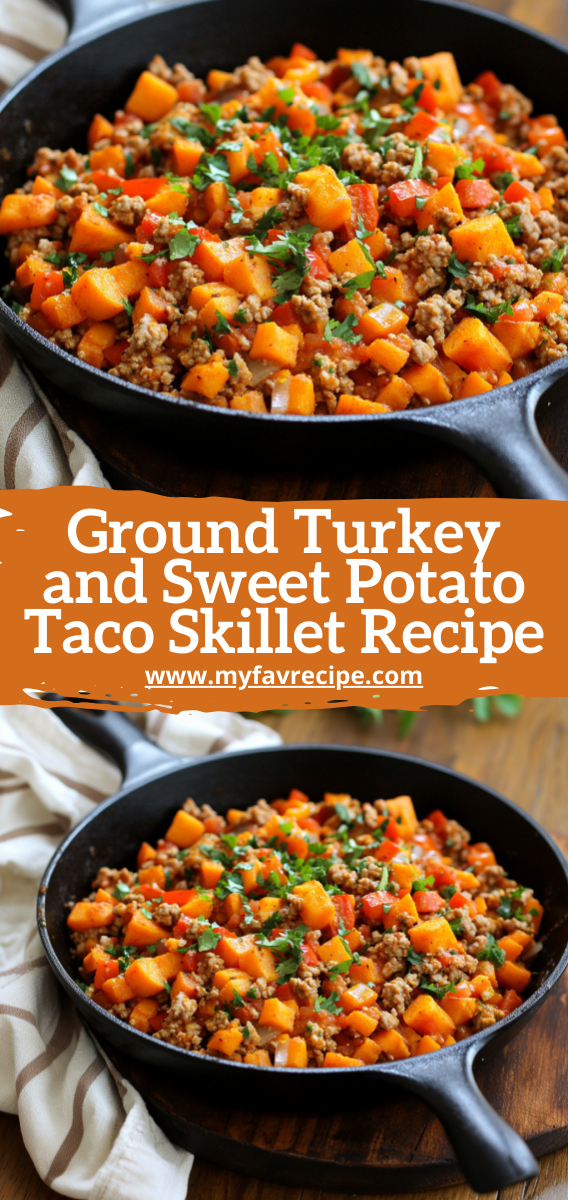 Ground Turkey and Sweet Potato Taco Skillet Recipe