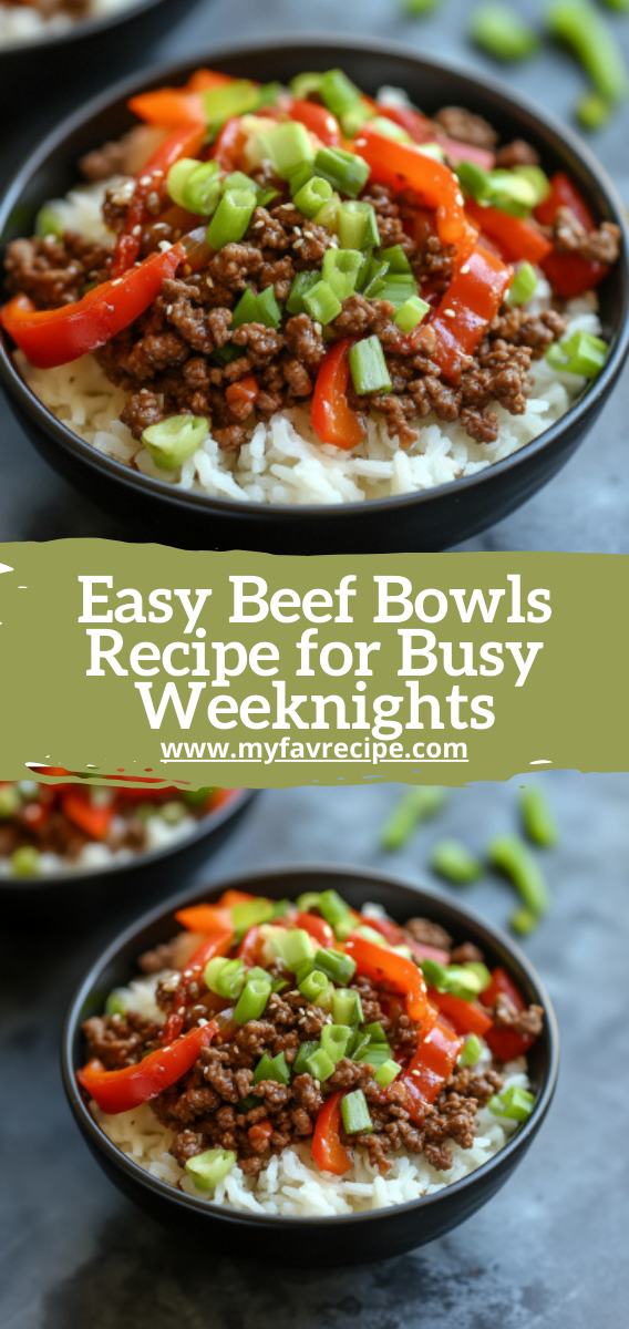 Easy Beef Bowls Recipe for Busy Weeknights