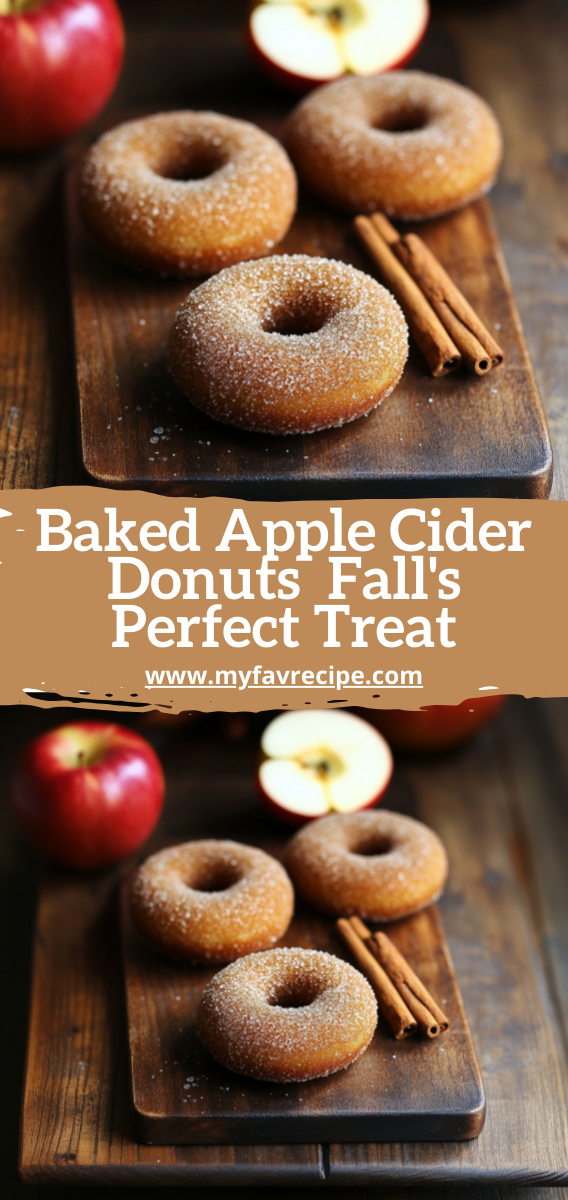 Baked Apple Cider Donuts  Fall\'s Perfect Treat