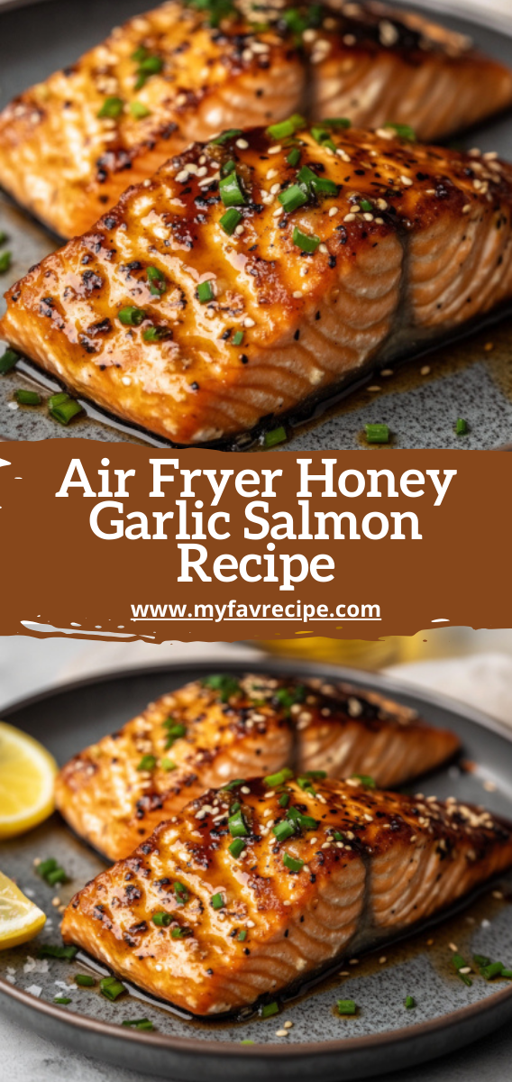 Air Fryer Honey Garlic Salmon Recipe