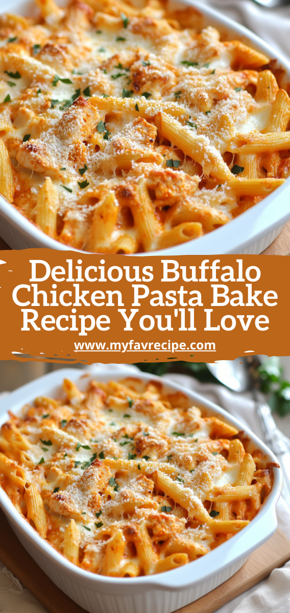 Delicious Buffalo Chicken Pasta Bake Recipe You\'ll Love