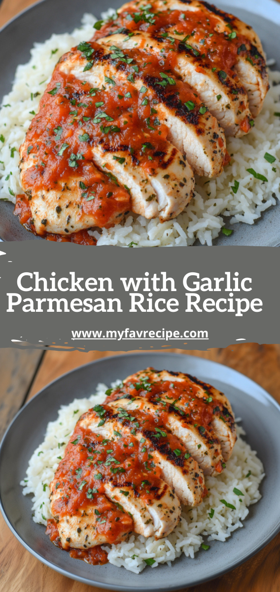 Chicken with Garlic Parmesan Rice Recipe