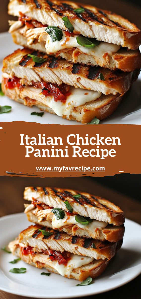 Italian Chicken Panini Recipe