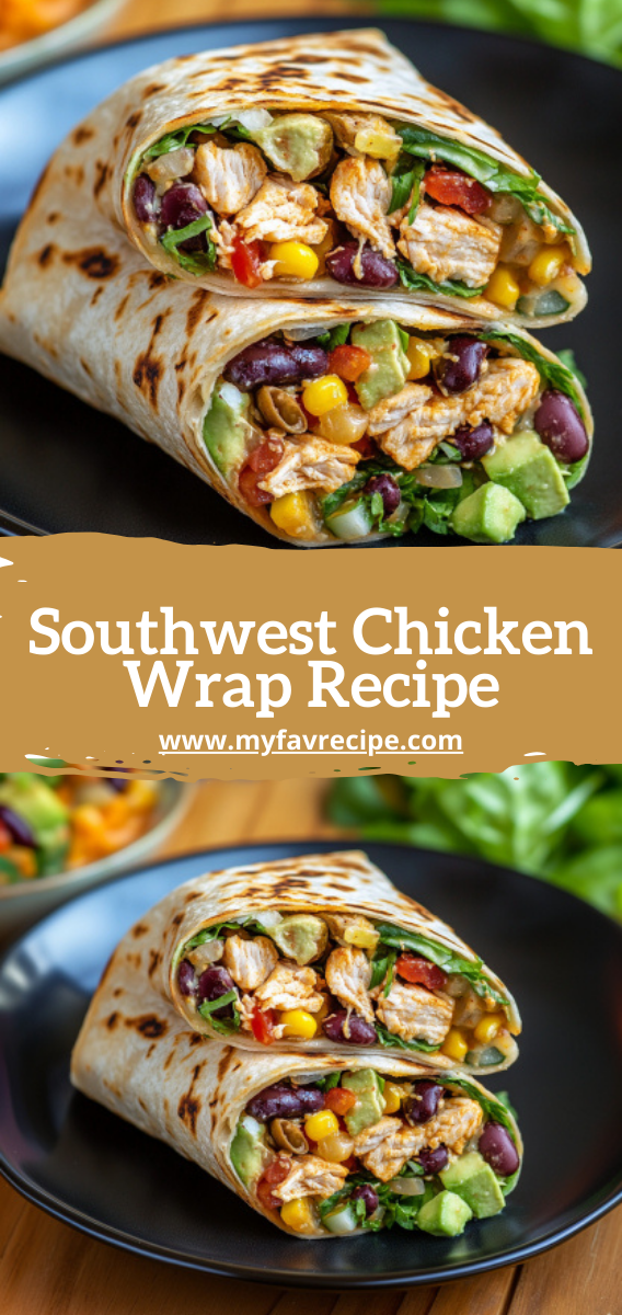 Southwest Chicken Wrap Recipe