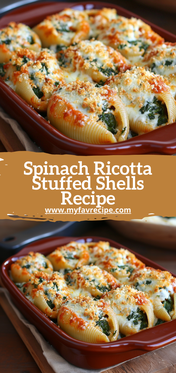 Spinach Ricotta Stuffed Shells Recipe