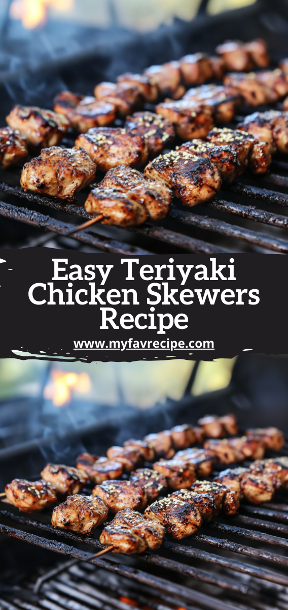 Easy Teriyaki Chicken Skewers Recipe