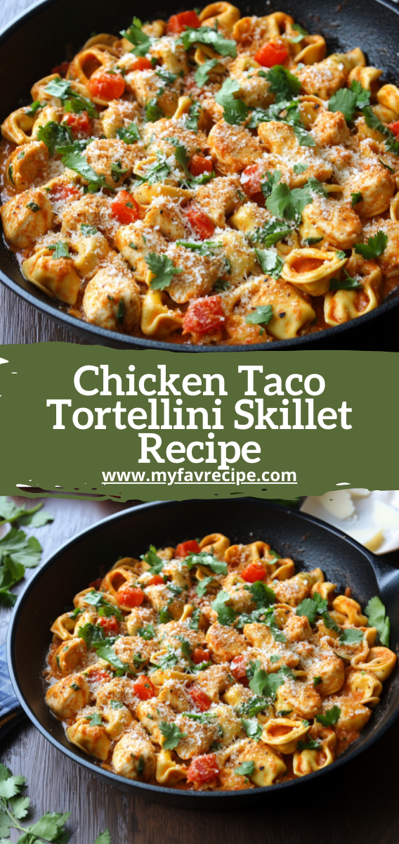 Chicken Taco Tortellini Skillet Recipe