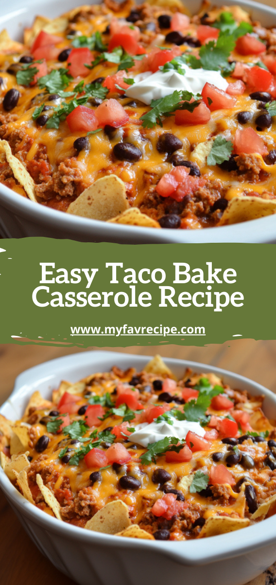 Easy Taco Bake Casserole Recipe