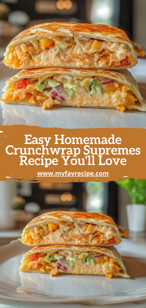 Easy Homemade Crunchwrap Supremes Recipe You\'ll Love