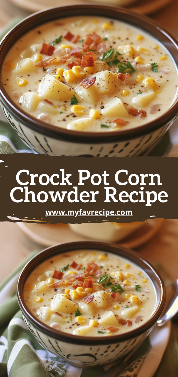 Crock Pot Corn Chowder Recipe