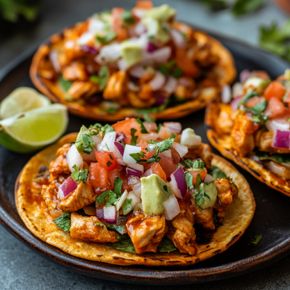 BBQ Chicken Tostadas Recipe