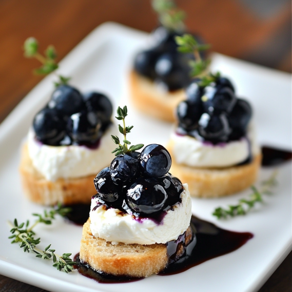 Blueberry Balsamic Goat Cheese Appetizer Recipe Tips