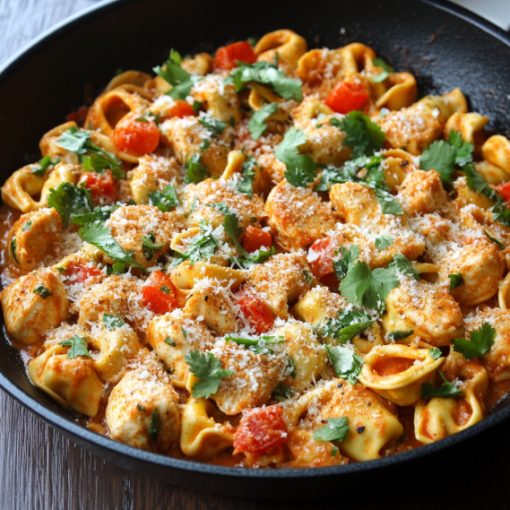 Chicken Taco Tortellini Skillet Recipe