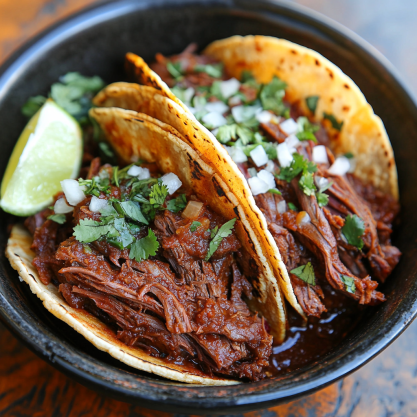 Easy Crock Pot Birria Tacos Recipe