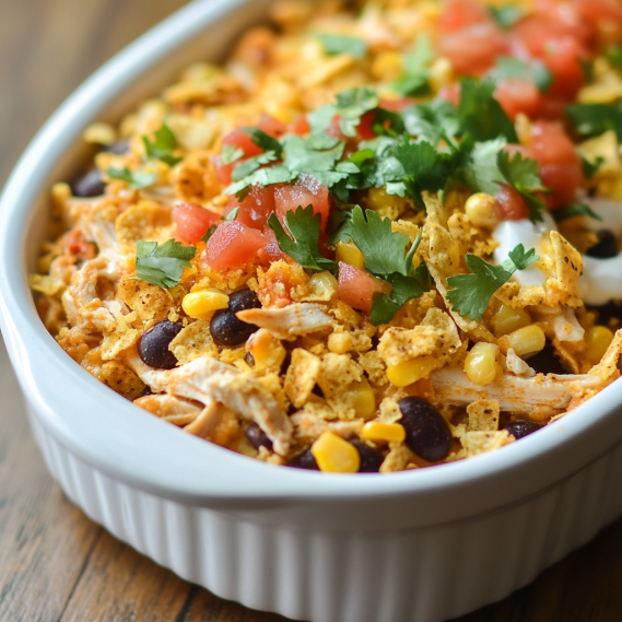 Easy Fiesta Chicken Casserole Recipe