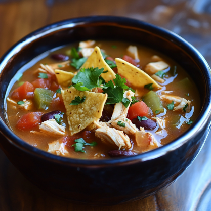 Easy Homemade Chicken Tortilla Soup Recipe