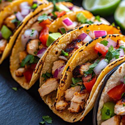 Grilled Chicken Street Tacos Recipe