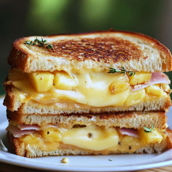 Hawaiian Grilled Cheese Sandwich Recipe