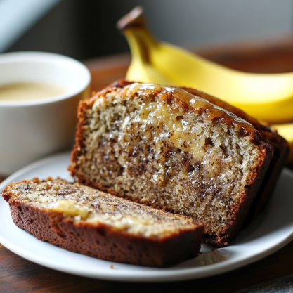 Honey Vanilla Banana Bread Recipe