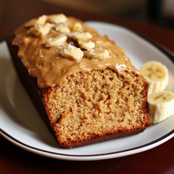 Peanut Butter Banana Bread Recipe