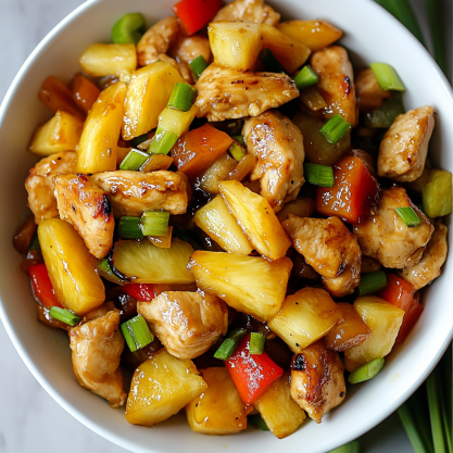 Easy Pineapple Chicken Stir Fry Recipe