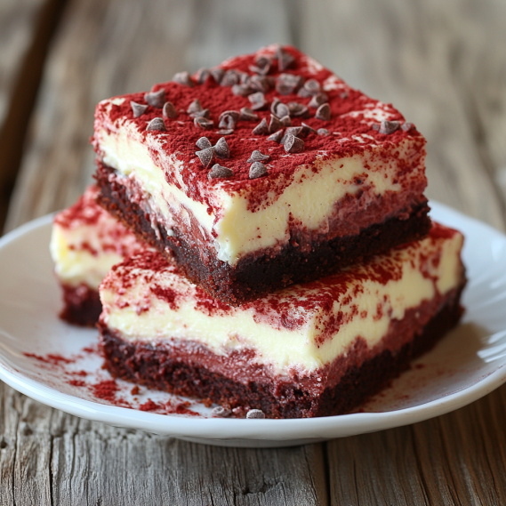 Red Velvet Cheesecake Brownies Recipe