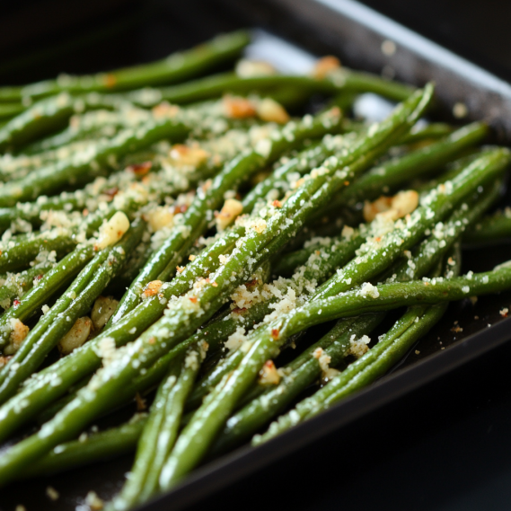 Roasted Parmesan Green Beans Recipe