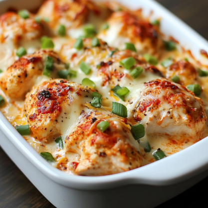 Spicy and Creamy Cajun Chicken Bake Recipe