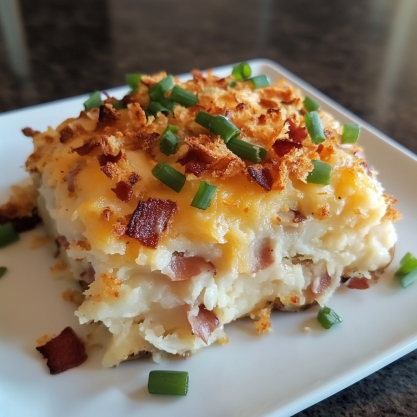 Twice Baked Potato Casserole Recipe